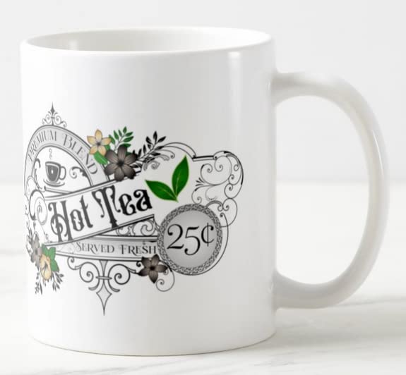 Vixar Hot Tea Premium Blend Served Fresh Coloured Mug Cup Gift Birthday Work Office Christmas Tea Coffee