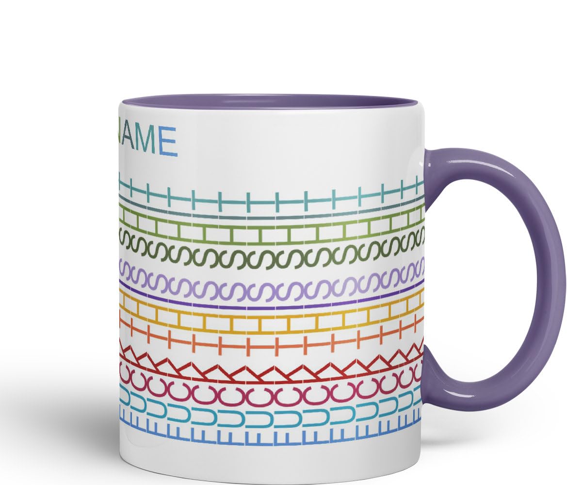 Vixar Personalised Customised Message Fuck This Shit Mug Hidden Message Funny Adult Humor Sarcastic Gift Ceramic Coloured Mug Cup for Tea Coffee Hot Brew 330ml 11Oz Gift
