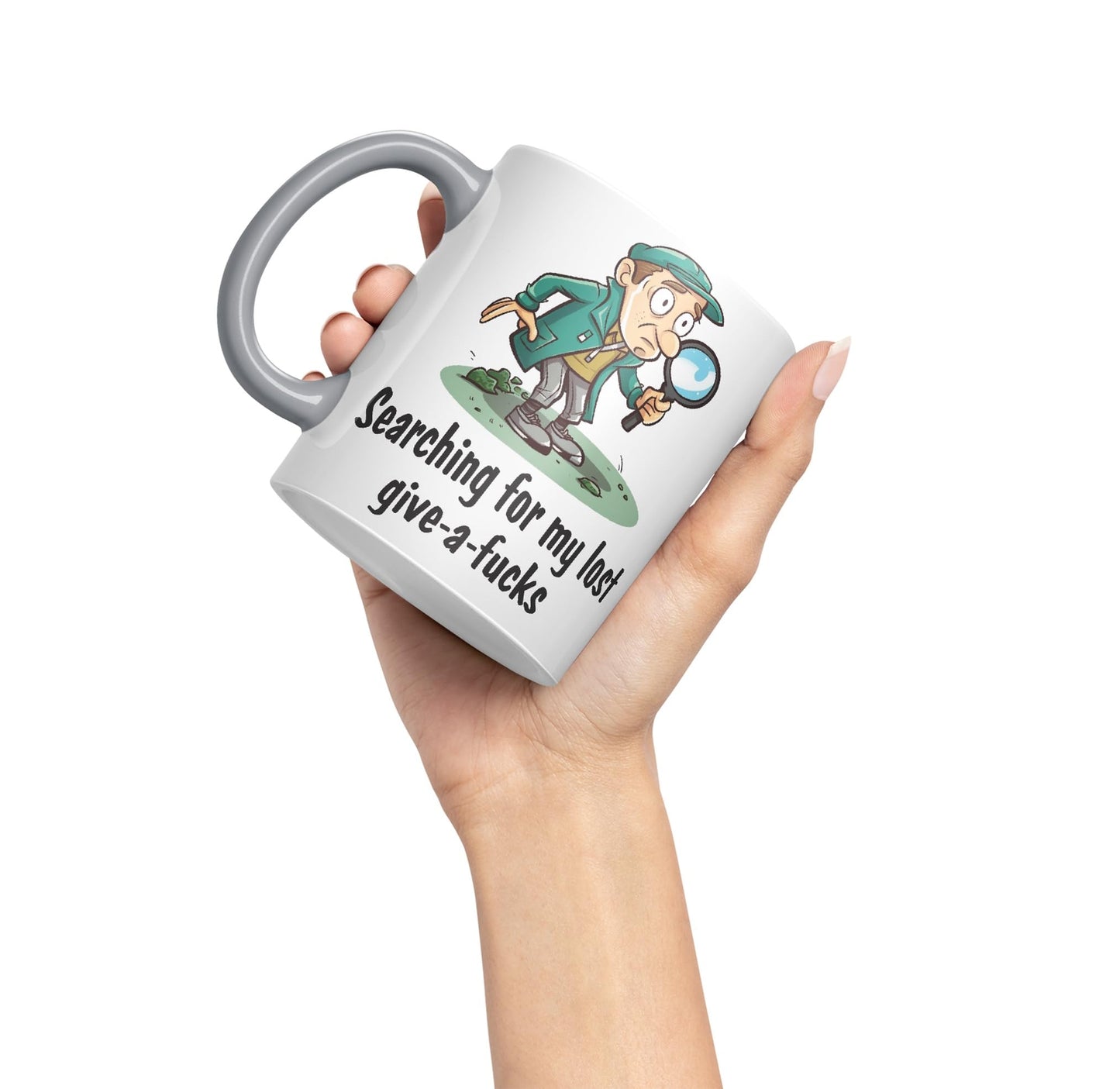 Serching for My Lost give-a-f.. Sarcastic Joke Ceramic Coloured Mug Cup for Tea Coffee Hot Brew 330ml 11 Oz Gift