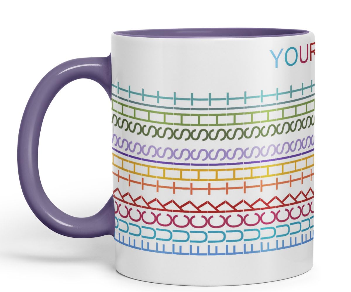Vixar Personalised Customised Message Fuck This Shit Mug Hidden Message Funny Adult Humor Sarcastic Gift Ceramic Coloured Mug Cup for Tea Coffee Hot Brew 330ml 11Oz Gift