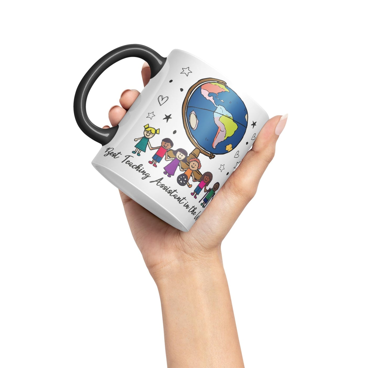 Vixar Best Teaching Assistant in The World, Teacher Mug, Teacher Gift from Kids, School Gift, end of Year