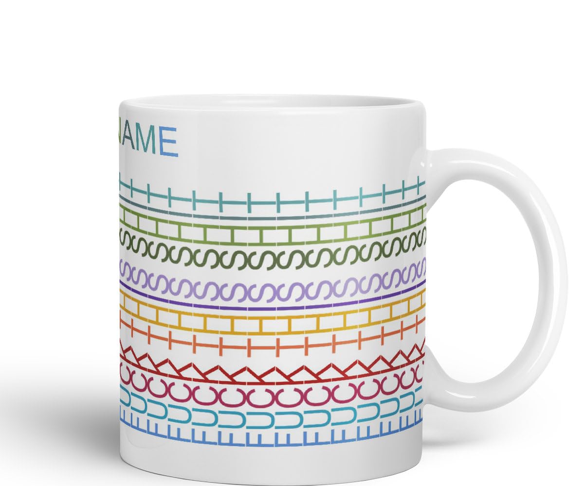 Vixar Personalised Customised Message Fuck This Shit Mug Hidden Message Funny Adult Humor Sarcastic Gift Ceramic Coloured Mug Cup for Tea Coffee Hot Brew 330ml 11Oz Gift
