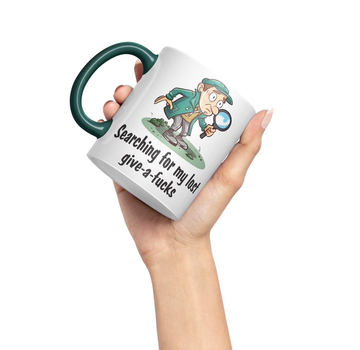 Serching for My Lost give-a-f.. Sarcastic Joke Ceramic Coloured Mug Cup for Tea Coffee Hot Brew 330ml 11 Oz Gift