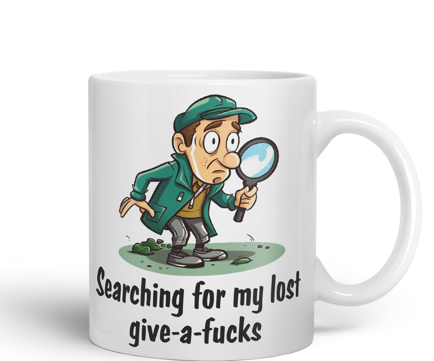 Serching for My Lost give-a-f.. Sarcastic Joke Ceramic Coloured Mug Cup for Tea Coffee Hot Brew 330ml 11 Oz Gift