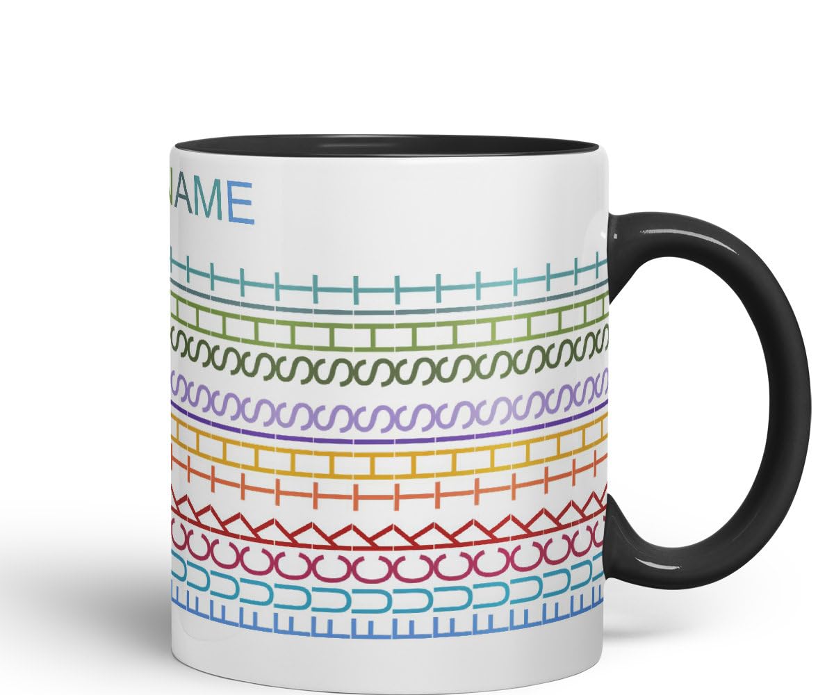 Vixar Personalised Customised Message Fuck This Shit Mug Hidden Message Funny Adult Humor Sarcastic Gift Ceramic Coloured Mug Cup for Tea Coffee Hot Brew 330ml 11Oz Gift
