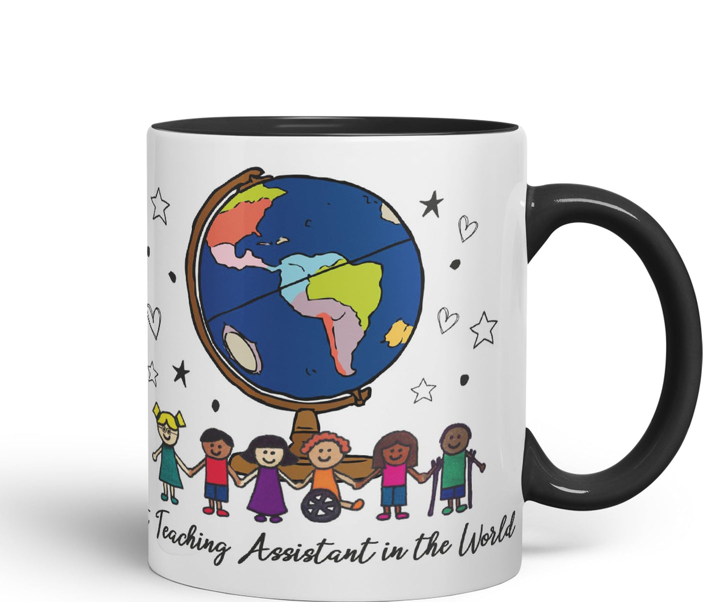 Vixar Best Teaching Assistant in The World, Teacher Mug, Teacher Gift from Kids, School Gift, end of Year