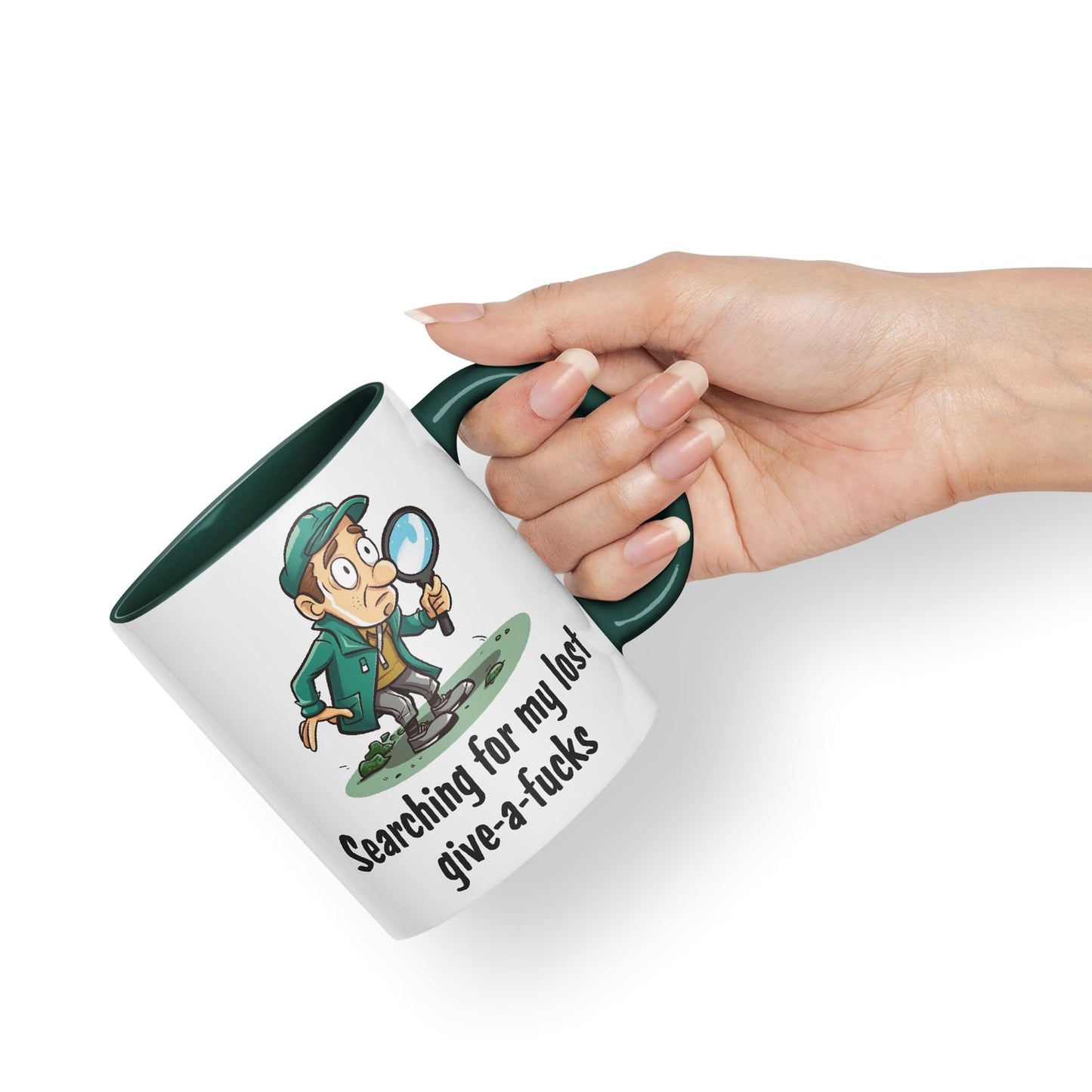 Serching for My Lost give-a-f.. Sarcastic Joke Ceramic Coloured Mug Cup for Tea Coffee Hot Brew 330ml 11 Oz Gift