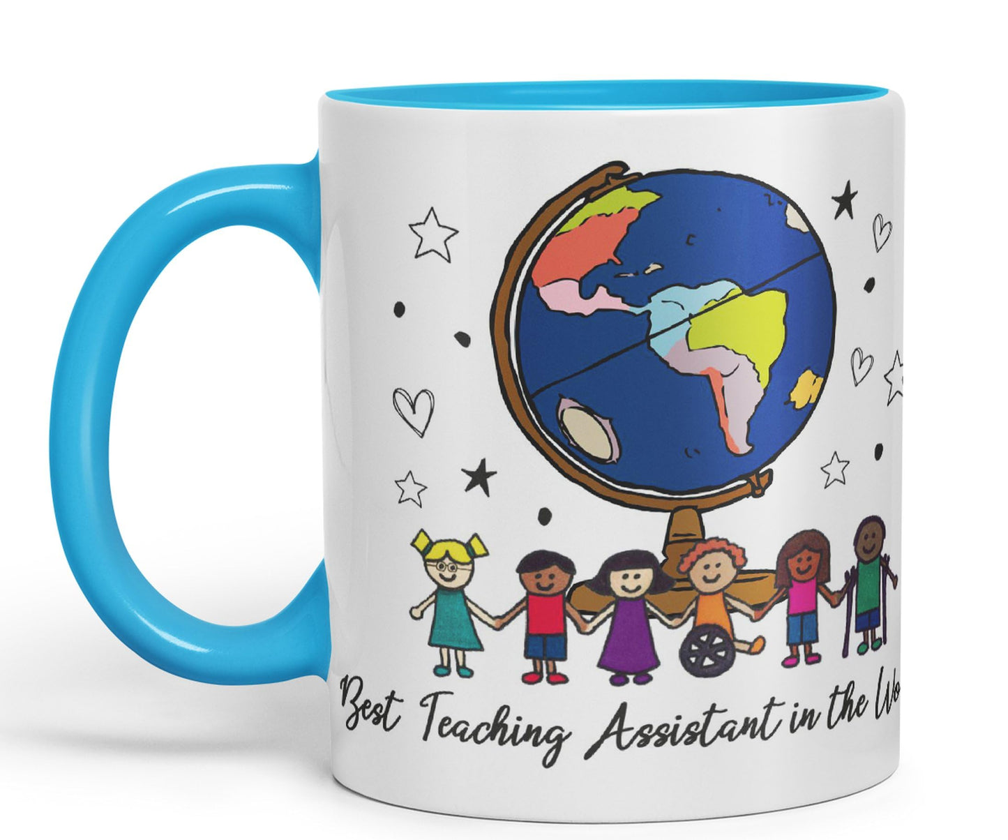 Vixar Best Teaching Assistant in The World, Teacher Mug, Teacher Gift from Kids, School Gift, end of Year