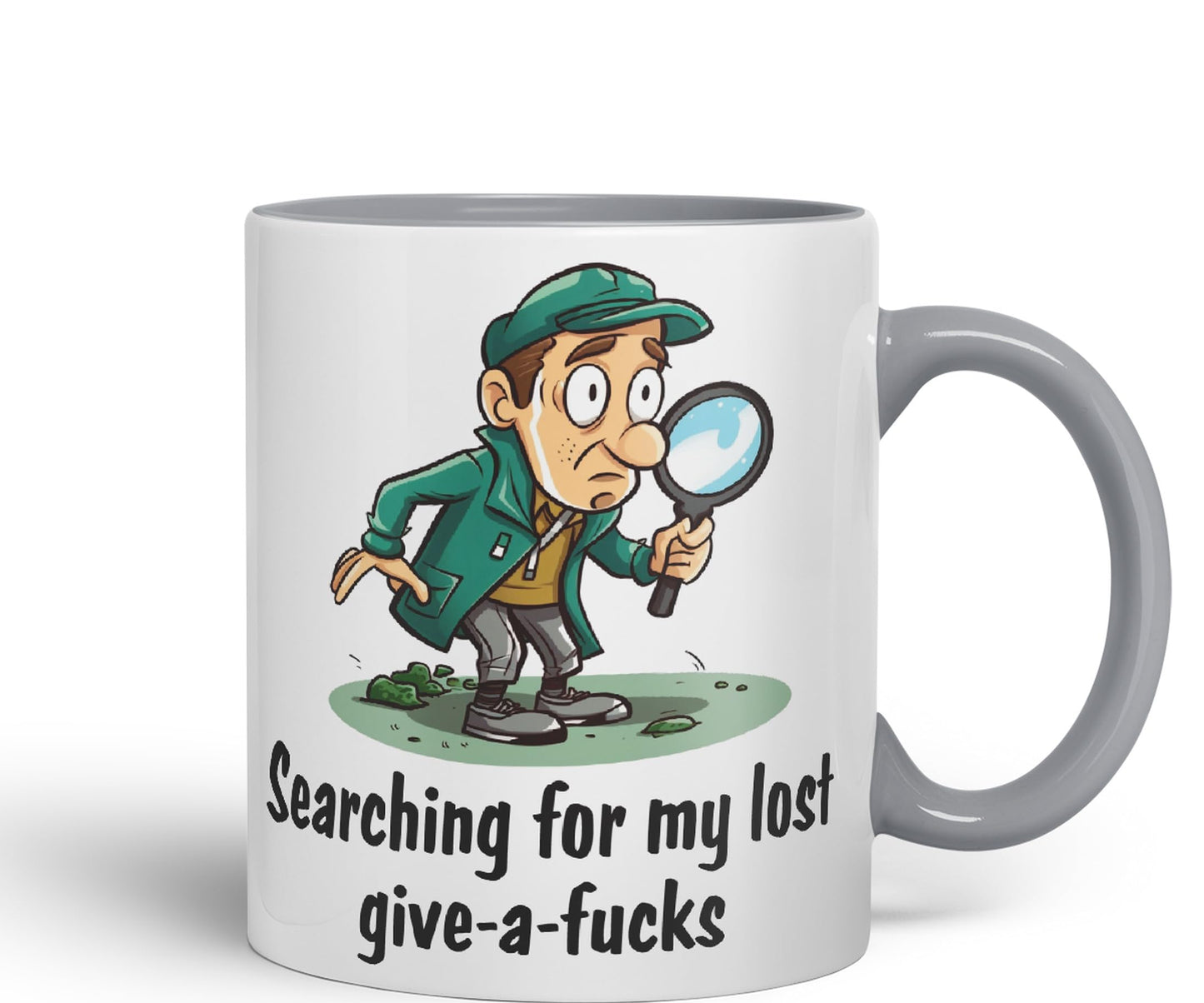 Serching for My Lost give-a-f.. Sarcastic Joke Ceramic Coloured Mug Cup for Tea Coffee Hot Brew 330ml 11 Oz Gift