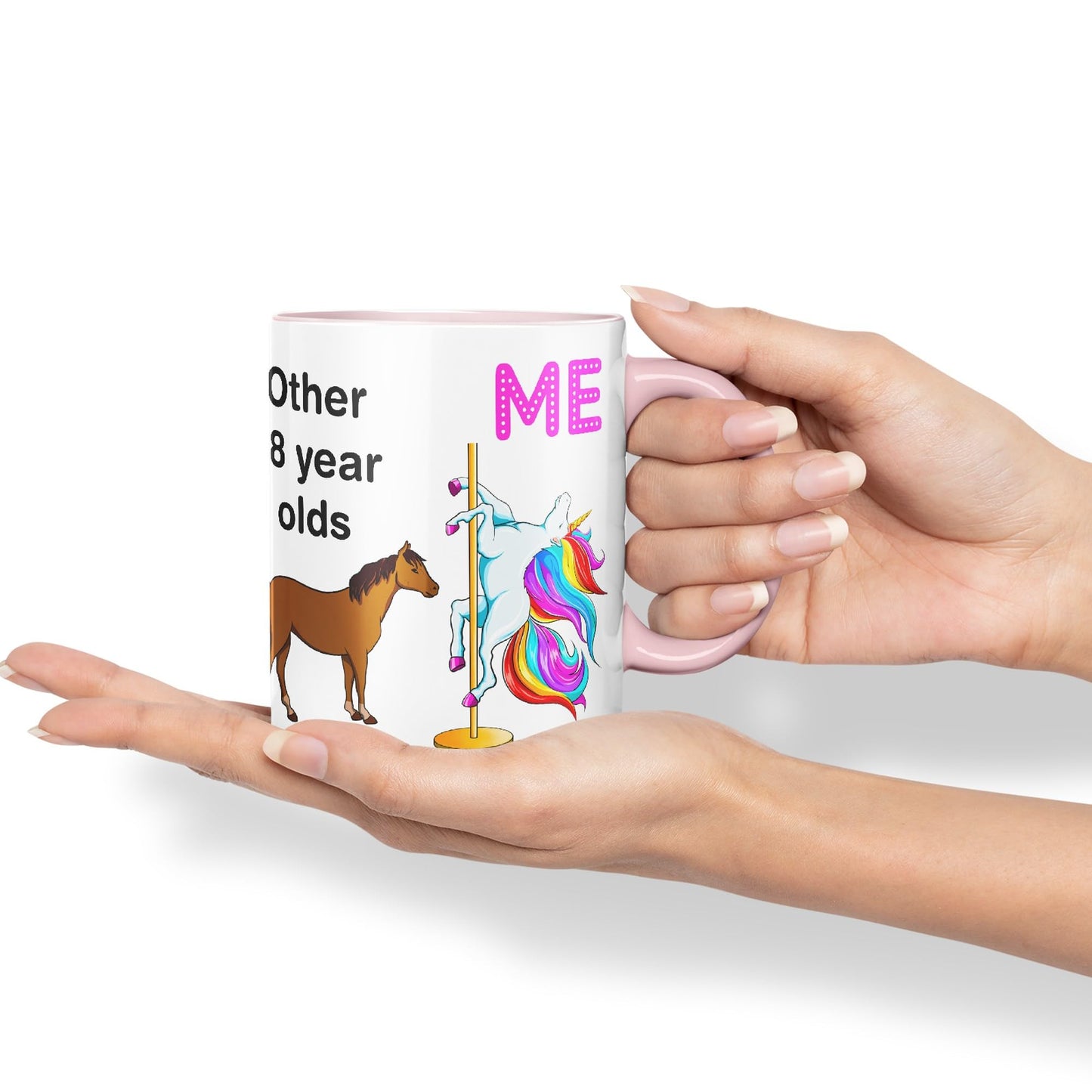 Vixar Pole Dance Unicorn 18th Birthday Other 18 Year Older Coloured 330 ml Mug Cup Gift Work Office Tea Coffee