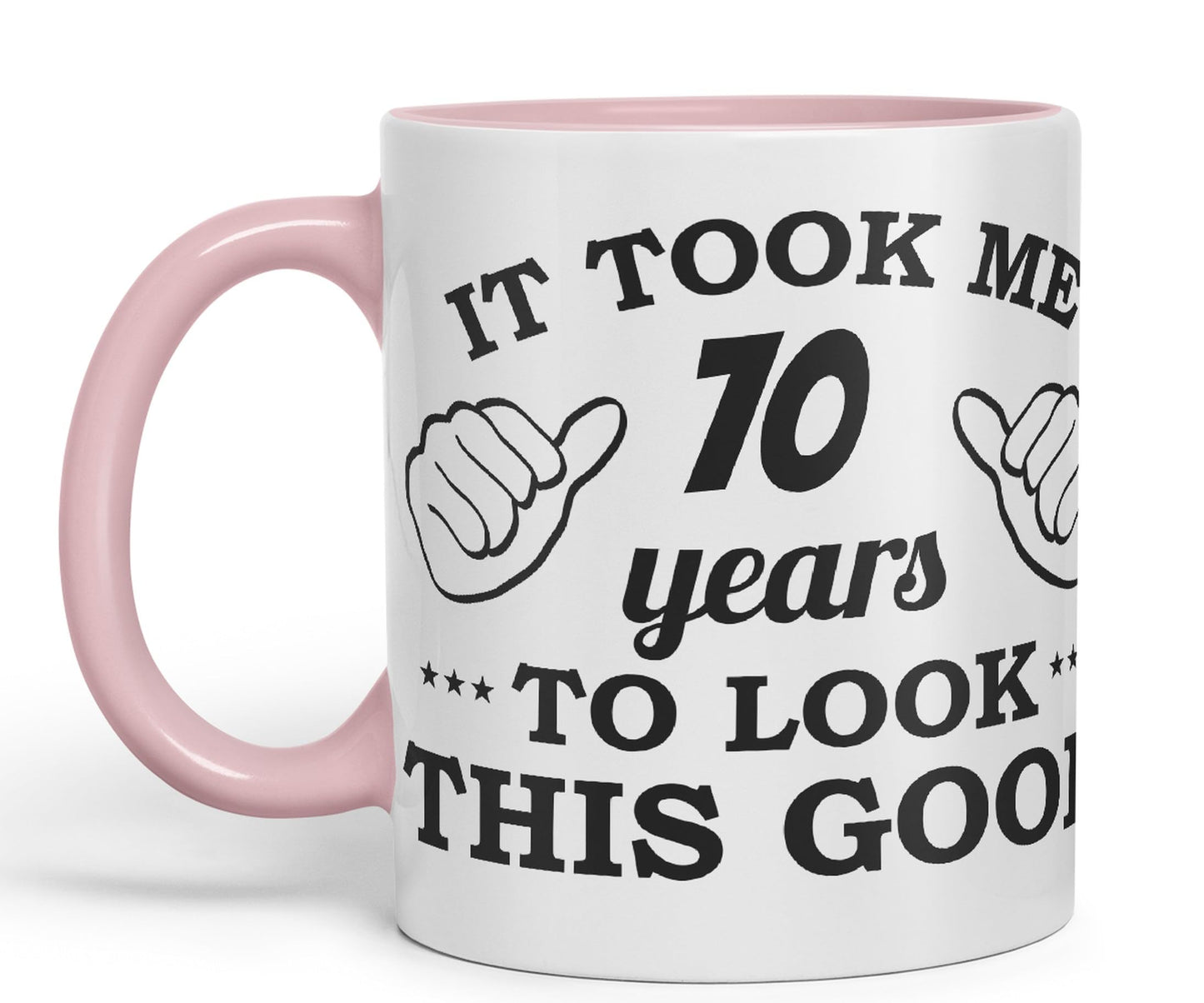 Vixar It Took me 70 Years to Look This Good Happy Birthday Ceramic Coloured Mug Cup Gift Coffee Tea