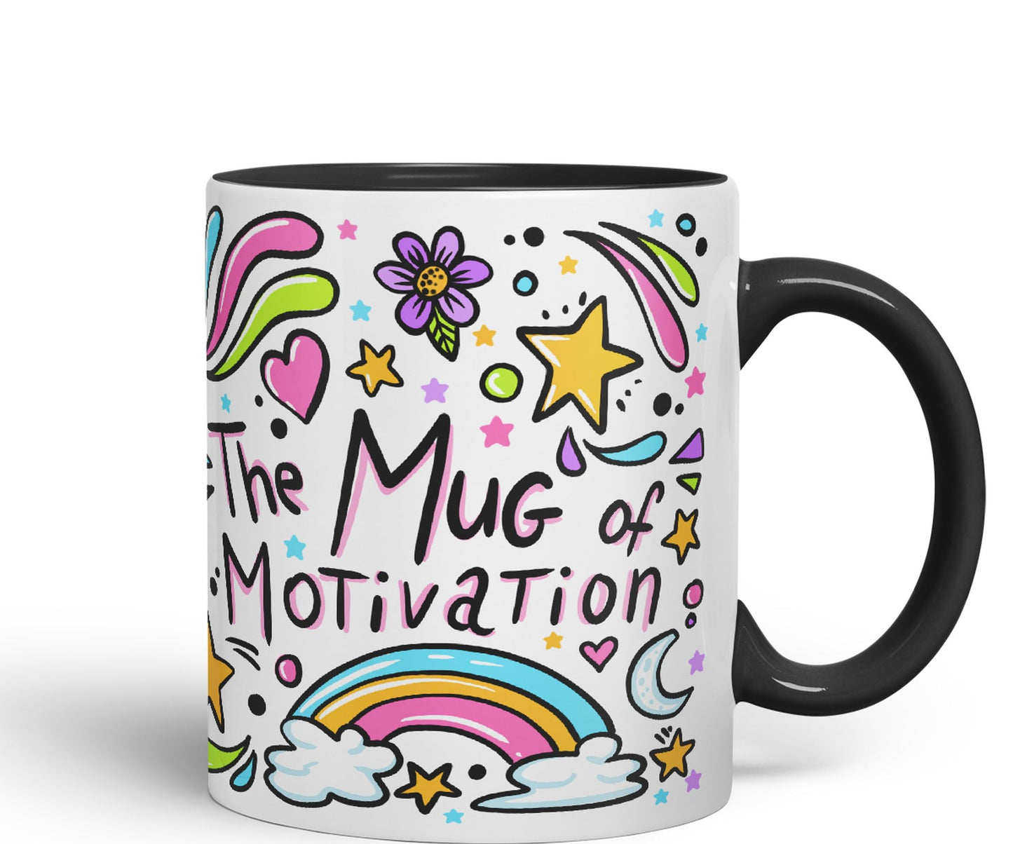 Vixar Motivation Mug Ceramic Coloured Mug Cup Gift Tea Coffee Christmas Office Home Sarcastic Joke