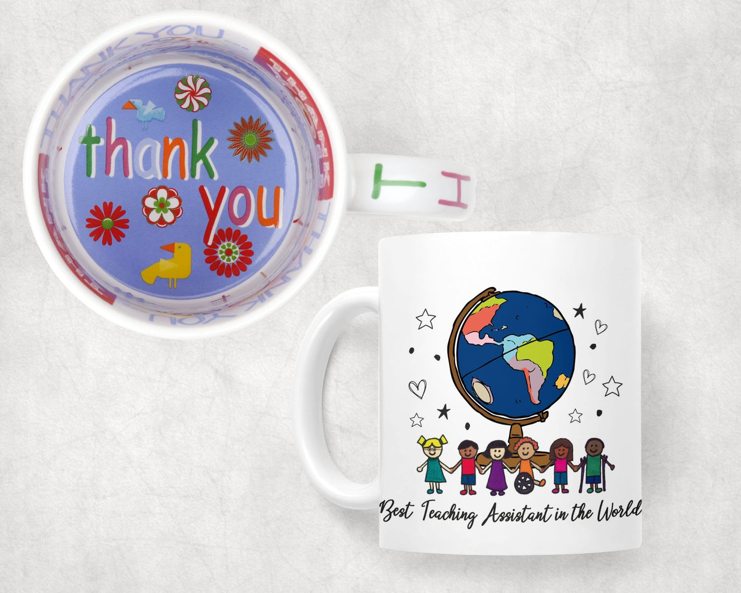 Vixar Best Teaching Assistant in The World, Teacher Mug, Teacher Gift from Kids, School Gift, end of Year