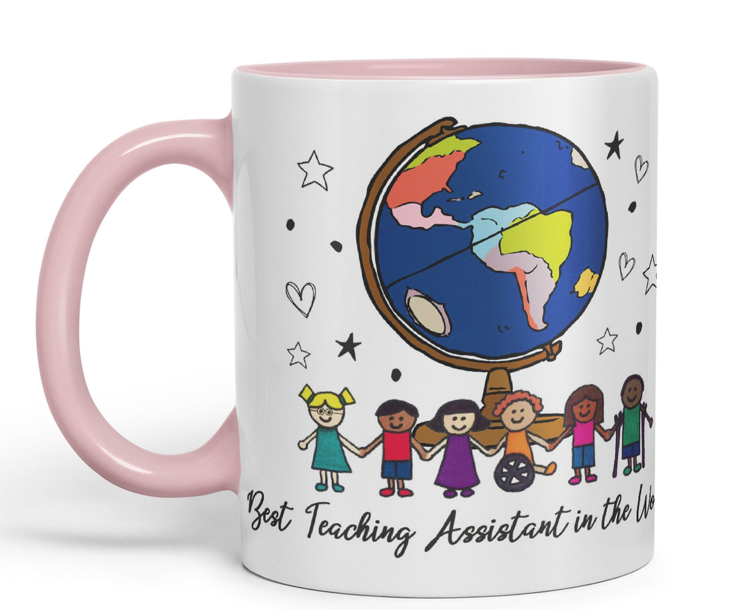 Vixar Best Teaching Assistant in The World, Teacher Mug, Teacher Gift from Kids, School Gift, end of Year