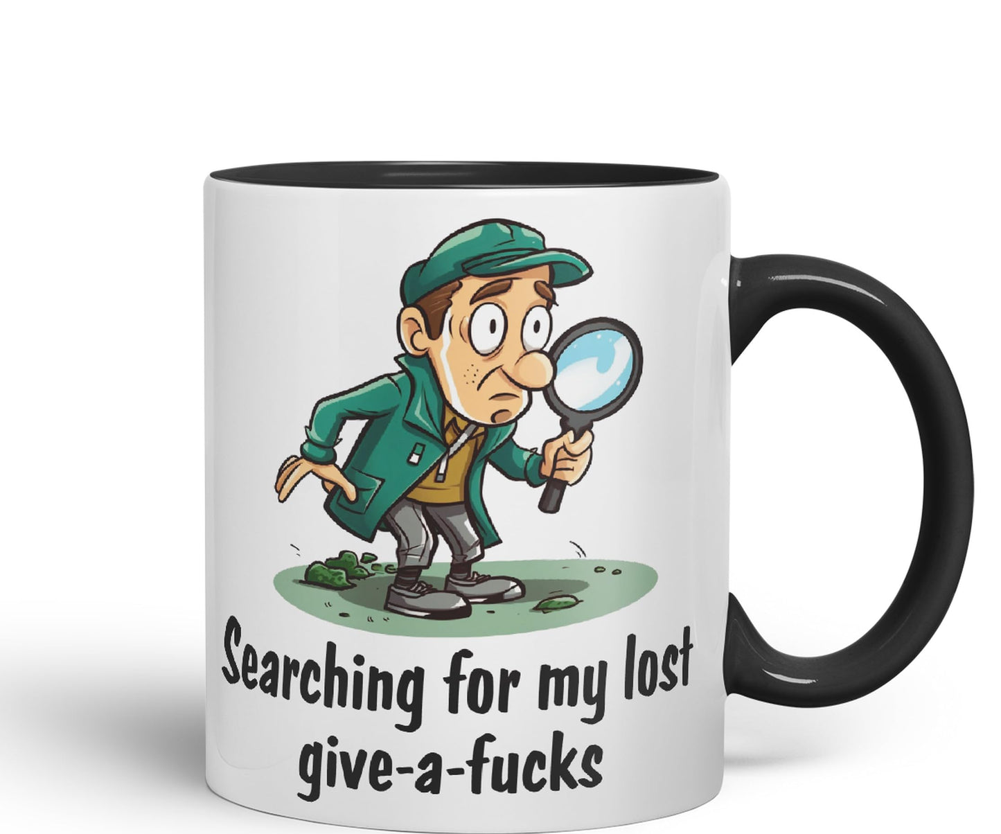Serching for My Lost give-a-f.. Sarcastic Joke Ceramic Coloured Mug Cup for Tea Coffee Hot Brew 330ml 11 Oz Gift