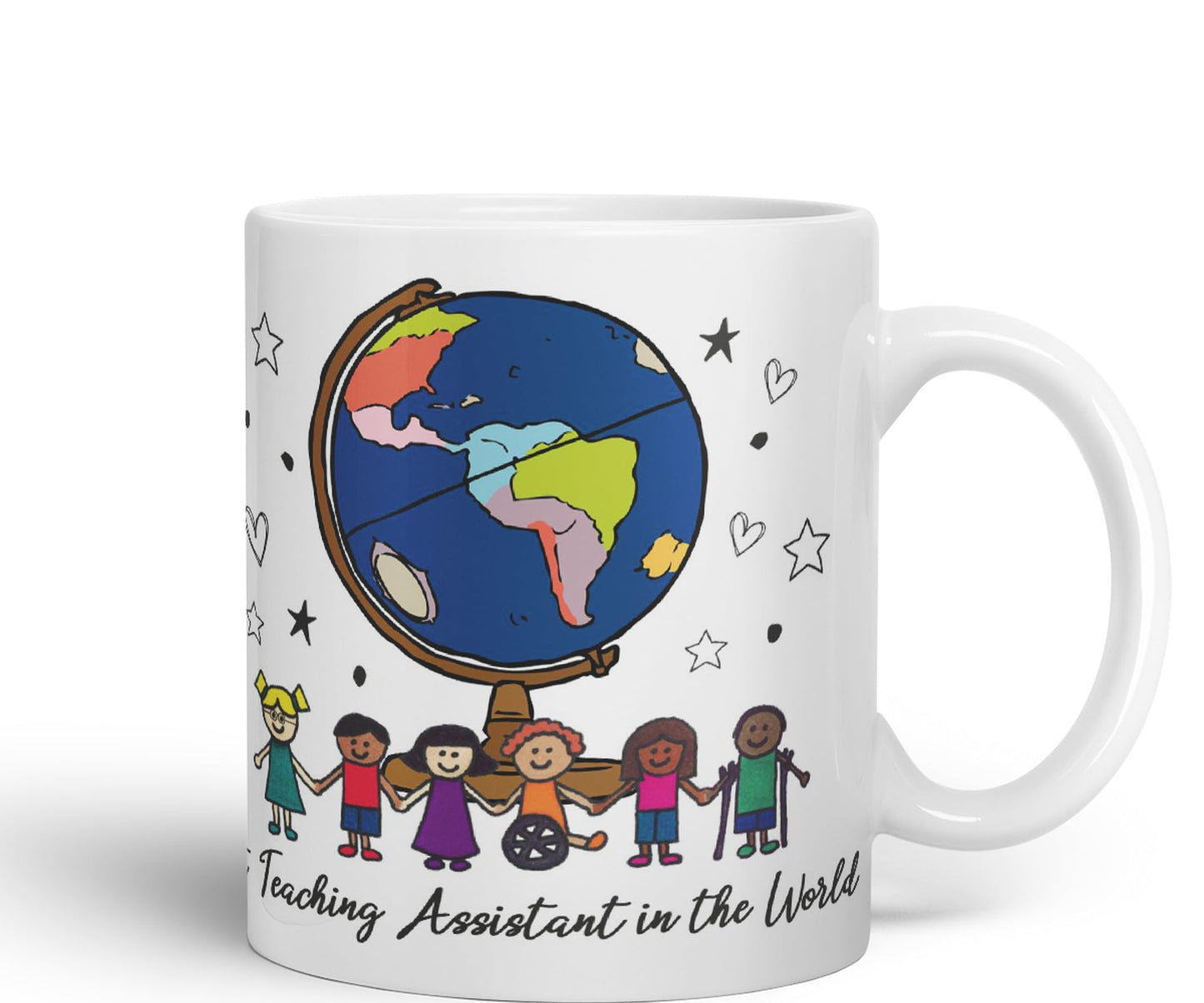 Vixar Best Teaching Assistant in The World, Teacher Mug, Teacher Gift from Kids, School Gift, end of Year