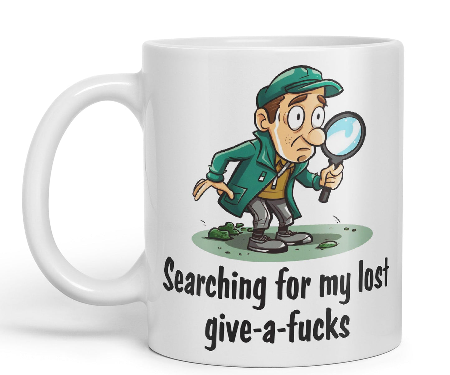 Serching for My Lost give-a-f.. Sarcastic Joke Ceramic Coloured Mug Cup for Tea Coffee Hot Brew 330ml 11 Oz Gift