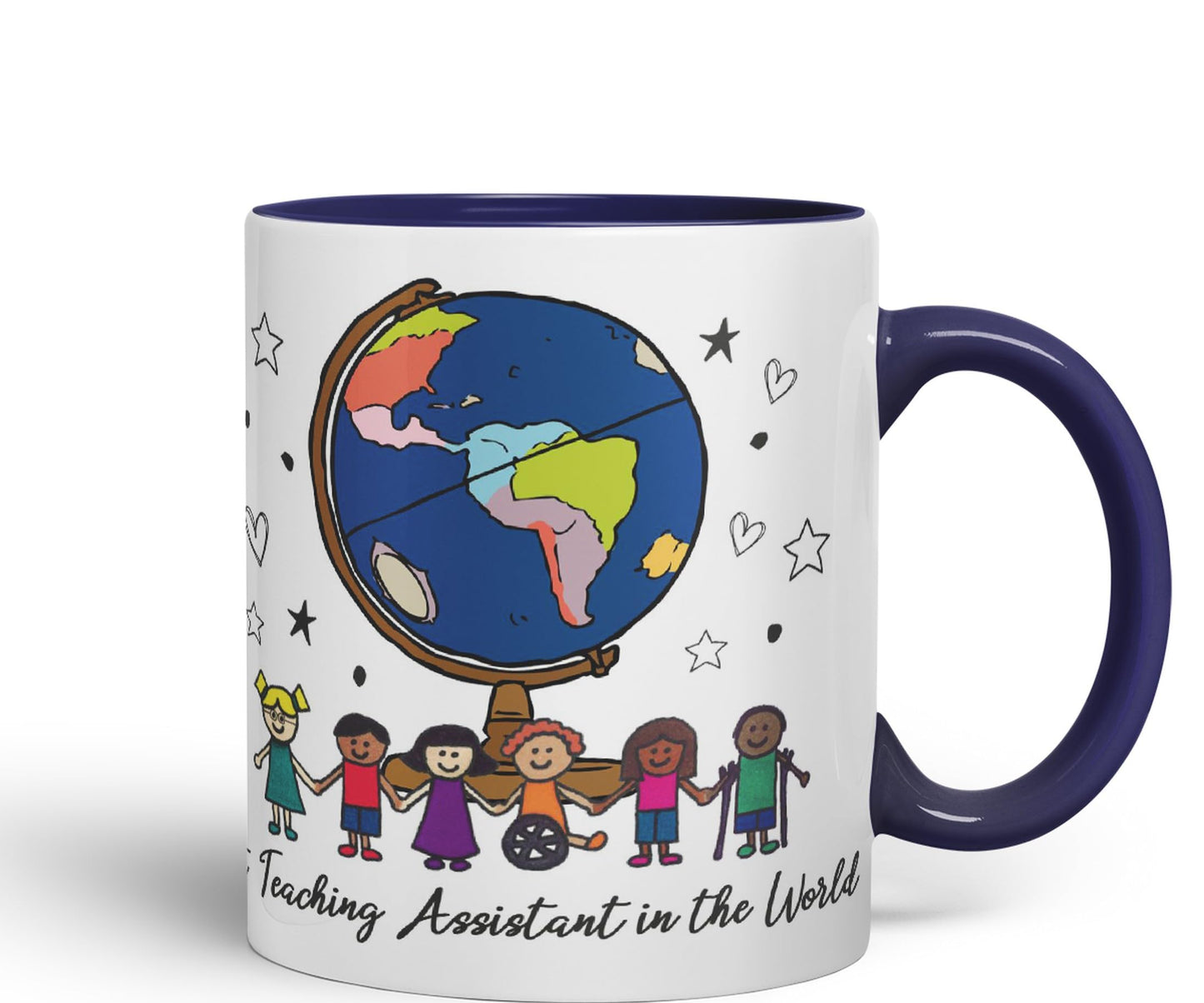 Vixar Best Teaching Assistant in The World, Teacher Mug, Teacher Gift from Kids, School Gift, end of Year