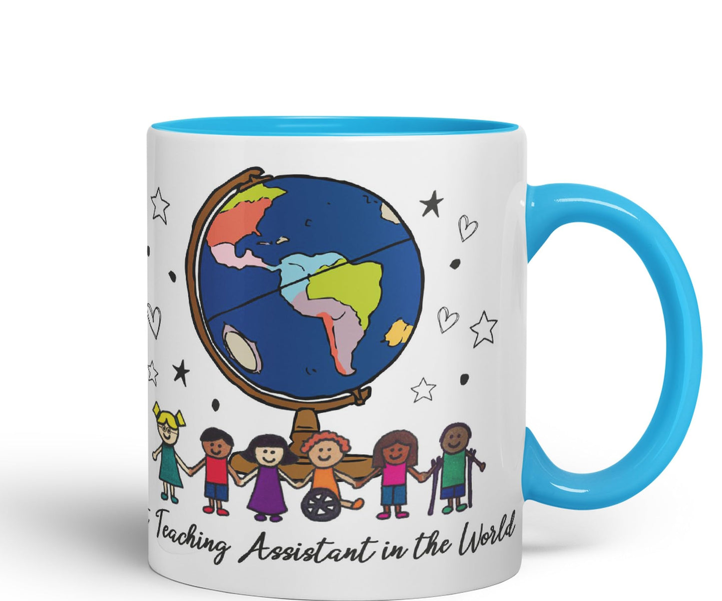 Vixar Best Teaching Assistant in The World, Teacher Mug, Teacher Gift from Kids, School Gift, end of Year