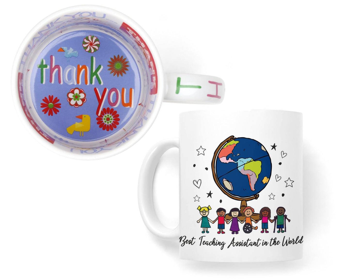 Vixar Best Teaching Assistant in The World, Teacher Mug, Teacher Gift from Kids, School Gift, end of Year