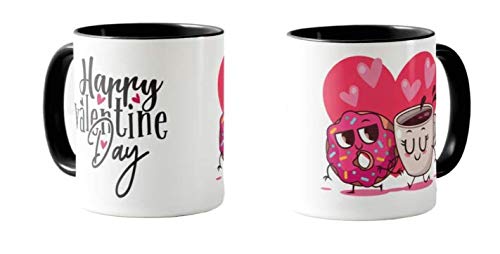 Valentines Day Gift Coloured Mug Cup11oz Ceramic Novelty Gift Coffee, Tea, Doughnut VD02