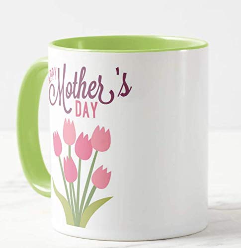 Happy Mother's Day Mother (Green)11oz Ceramic Novelty Gift Mug Cup MD02