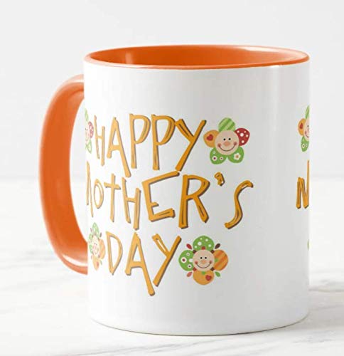 Happy Mother's Day Mother (Orange)11oz Ceramic Novelty Gift Mug Cup