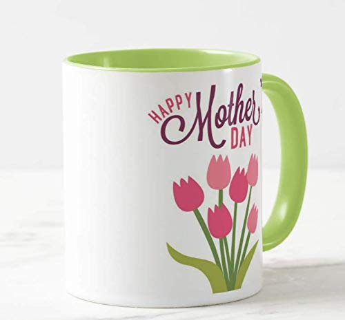 Happy Mother's Day Mother (Green)11oz Ceramic Novelty Gift Mug Cup MD02