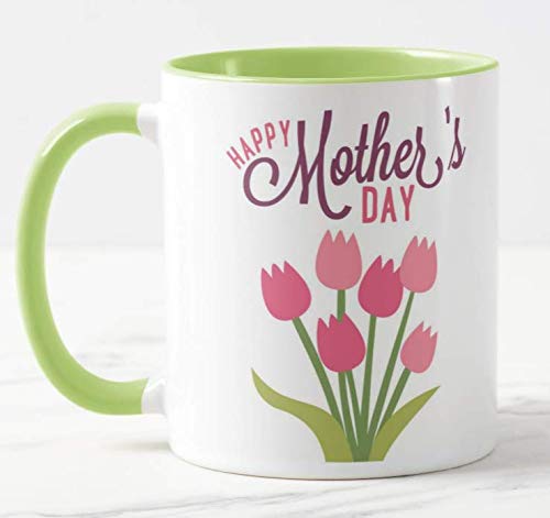 Happy Mother's Day Mother (Green)11oz Ceramic Novelty Gift Mug Cup MD02