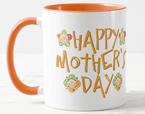 Happy Mother's Day Mother (Orange)11oz Ceramic Novelty Gift Mug Cup