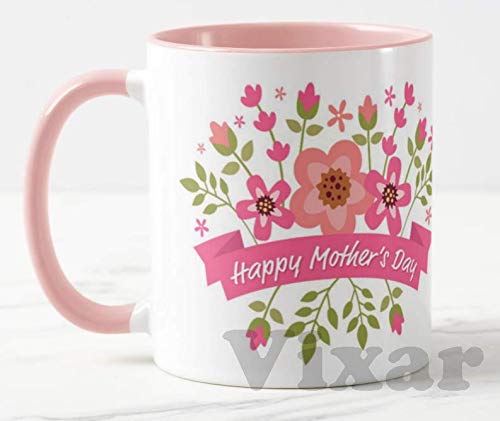 Happy Mother's Day (Pink)11oz Ceramic Novelty Gift Mug Cup MD09