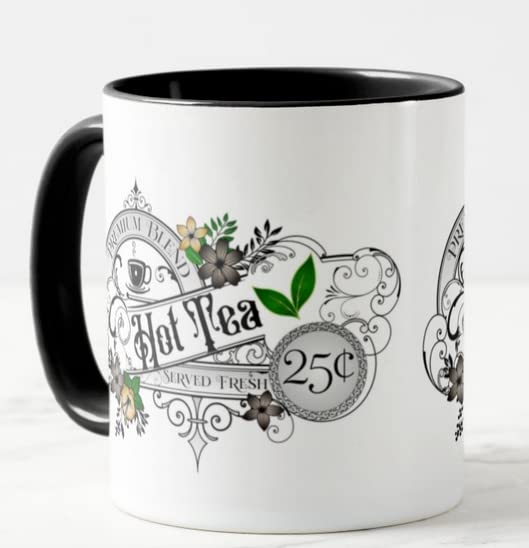 Vixar Hot Tea Premium Blend Served Fresh Coloured Mug Cup Gift Birthday Work Office Christmas Tea Coffee