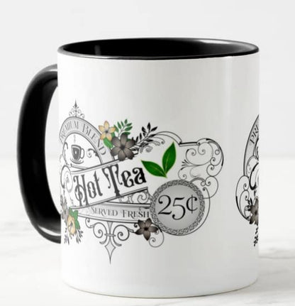 Vixar Hot Tea Premium Blend Served Fresh Coloured Mug Cup Gift Birthday Work Office Christmas Tea Coffee