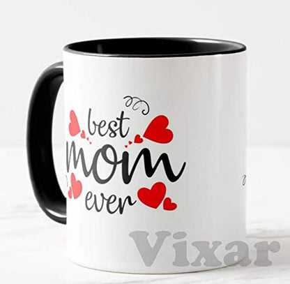 Best mom Ever, Happy Mother's Day (Black or Red Mug)11oz Ceramic Novelty Gift Mug Cup MD02