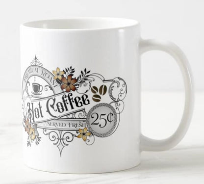 Vixar Hot Coffee Premium Roast Served Fresh Coloured Mug Cup Gift Birthday Work Office Christmas Tea Coffee