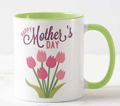 Happy Mother's Day Mother (Green)11oz Ceramic Novelty Gift Mug Cup MD02