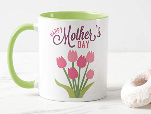 Happy Mother's Day Mother (Green)11oz Ceramic Novelty Gift Mug Cup MD02