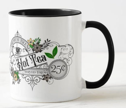 Vixar Hot Tea Premium Blend Served Fresh Coloured Mug Cup Gift Birthday Work Office Christmas Tea Coffee