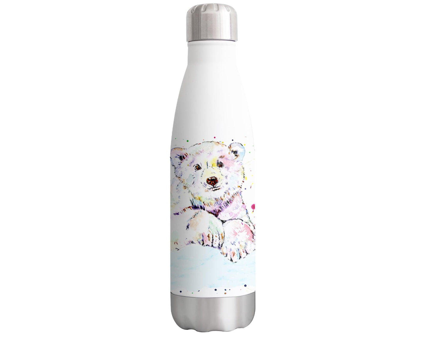 Vixar Polar Beat Animals Watercolour Bottle double Wall insulated Stainless steel sport Drinks 500ml