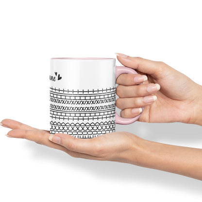 Vixar You Keep Me Sane Fuck This Shit Mug Hidden Message Funny Adult Humor Sarcastic Gift Ceramic Coloured Mug Cup for Tea Coffee Hot Brew 330ml 11Oz Gift