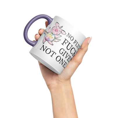 No Flying F.., Given… Not one Unicorn Pig Joke Sarcastic Ceramic Coloured Mug Cup for Tea Coffee Hot Brew 330ml 11Oz