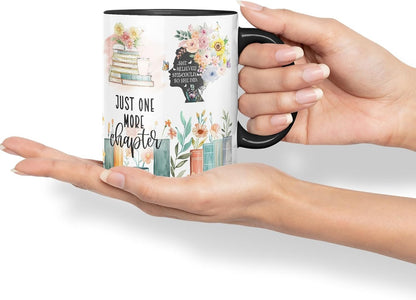 Vixar Shhh… I’m Reading – Bookish Soul Coloured Mug Cup 11oz (Black)