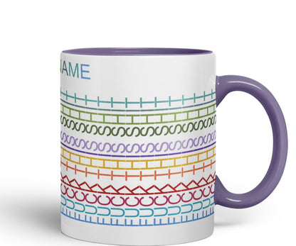 Vixar Personalised Customised Message Fuck This Shit Mug Hidden Message Funny Adult Humor Sarcastic Gift Ceramic Coloured Mug Cup for Tea Coffee Hot Brew 330ml 11Oz Gift