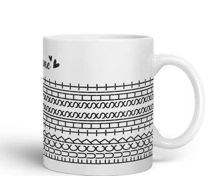 Vixar You Keep Me Sane Fuck This Shit Mug Hidden Message Funny Adult Humor Sarcastic Gift Ceramic Coloured Mug Cup for Tea Coffee Hot Brew 330ml 11Oz Gift