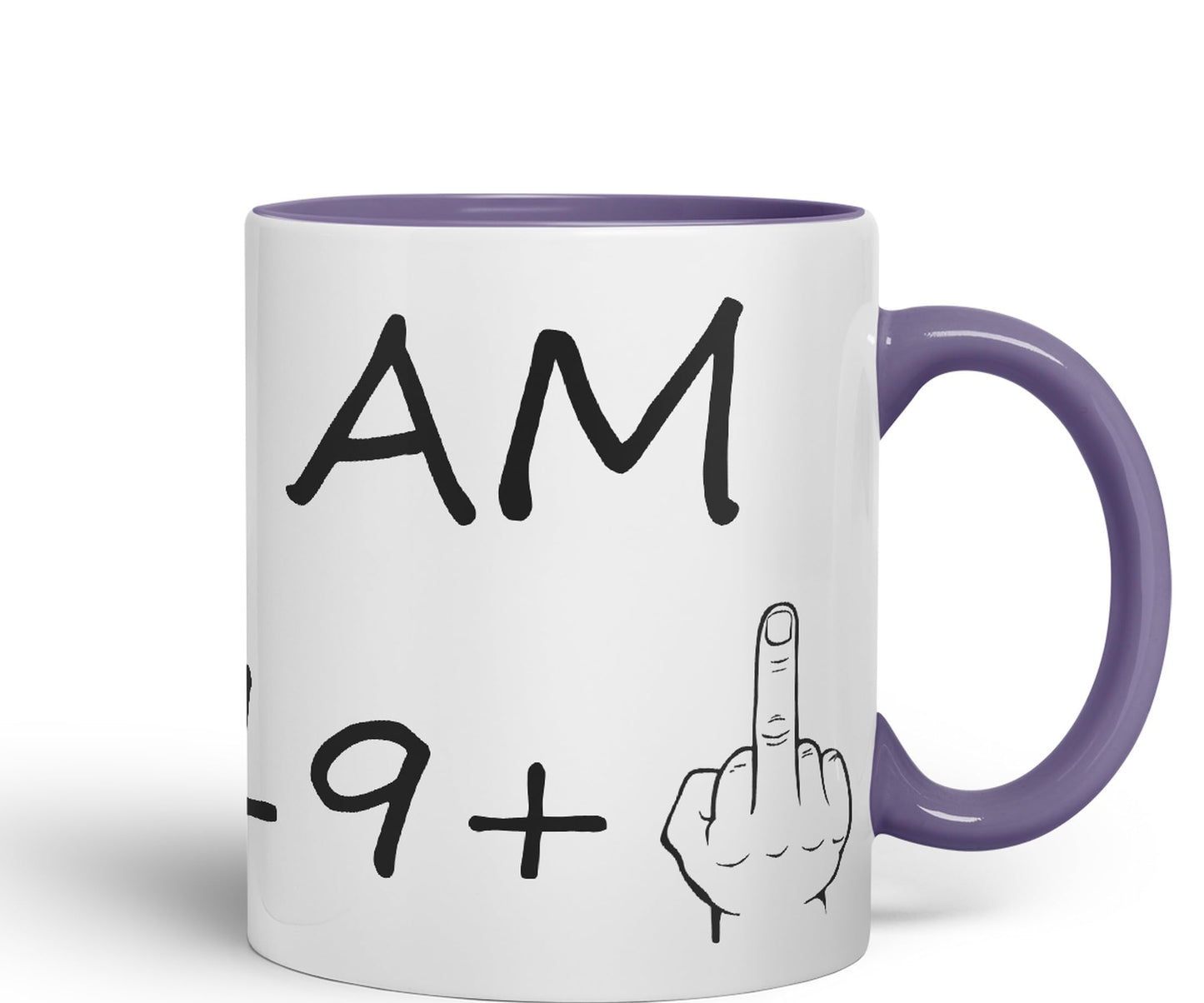 Vixar I am 19 + 1 Man Hand Ceramic 330 ml, 11oz Coloured Mug Cup Gift Coffee Tea Happy Birthday Turning 20 Years Old as a Joke Celebration 20th Birthday Gift idea