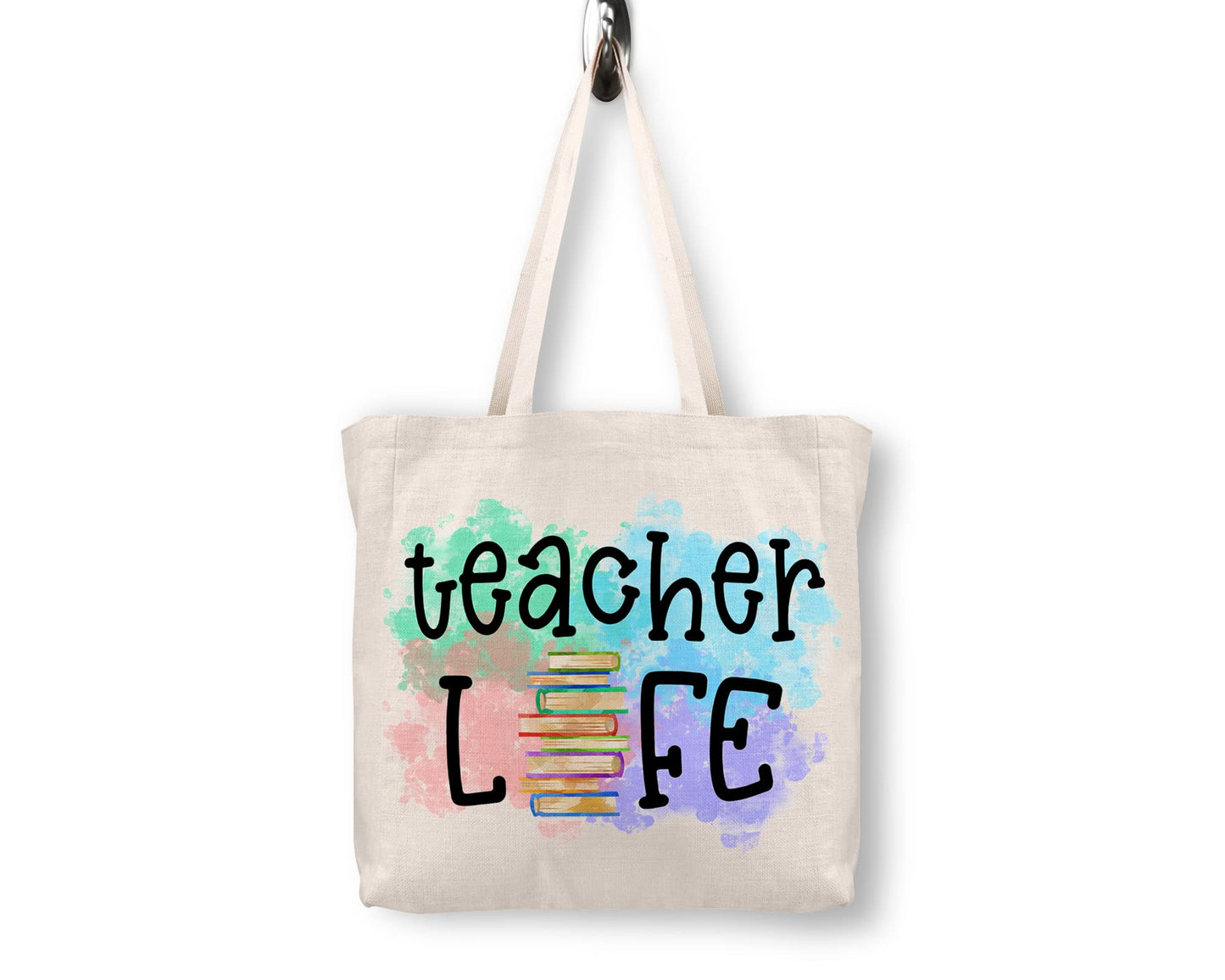 Teacher Tote Shopping Bag, Techer Gift, End of Year, Holiday