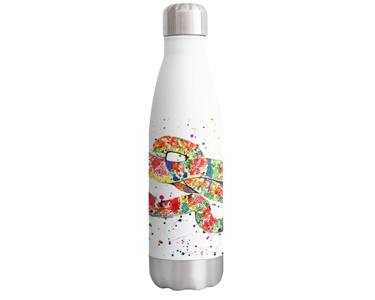 Vixar Snake Animals Watercolour Bottle double Wall insulated Stainless steel sport Drinks 500ml