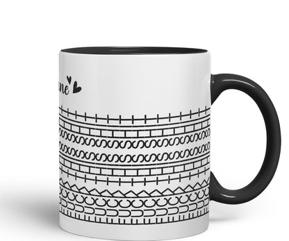 Vixar You Keep Me Sane Fuck This Shit Mug Hidden Message Funny Adult Humor Sarcastic Gift Ceramic Coloured Mug Cup for Tea Coffee Hot Brew 330ml 11Oz Gift