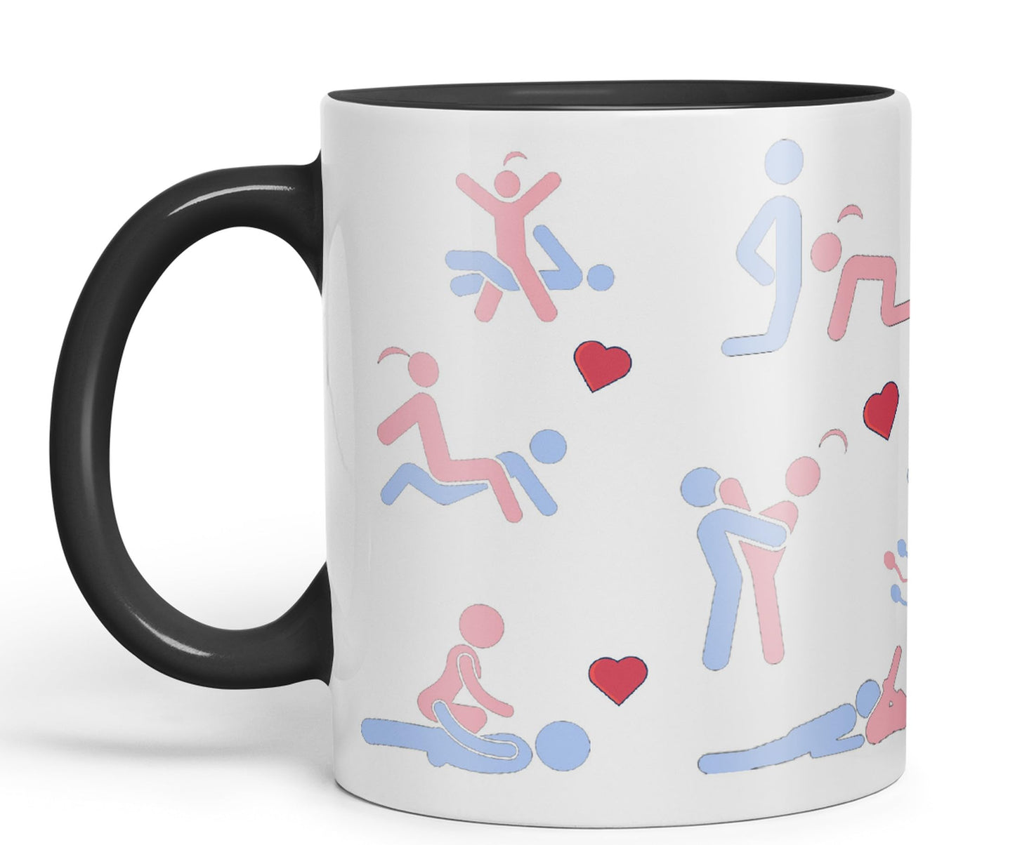 Vixar Sexual Positions Kamasutra Kama Sutra Ceramic Coloured Mug Cup Gift Tea Coffee Christmas Office Home Sarcastic Joke