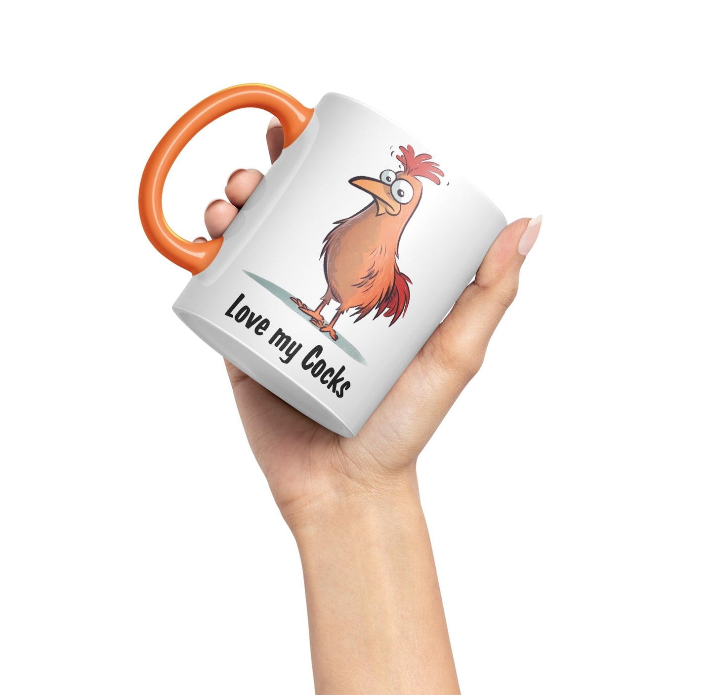 Love My c.. Chicken Sarcastic Joke Ceramic Coloured Mug Cup for Tea Coffee Hot Brew 330ml 11 Oz Gift